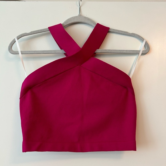 NWT Aritzia Babaton Sculpt Knit Cross Top - Picture 3 of 6